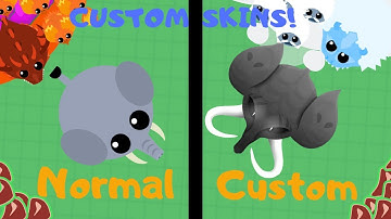 Mope.io HOW TO GET CUSTOM SKINS Without Teddy Bear Mod Pack // Mope.io Tutorial