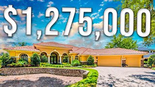 Inside a $1.275M Tarpon Springs FL Pool Home in Prestigious Gated Wentworth Golf Club