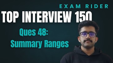 Summary Ranges | LEETCODE | TOP INTERVIEW 150 | C++ #leetcode #codeprep #education #dsa #cpp