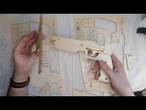 Сборка модели пистолета "Бластер" арт. 80154