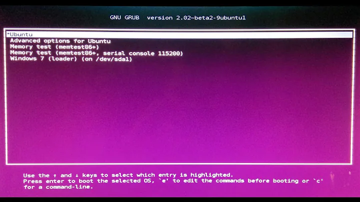 WINDOWS missing from the grub menu after installing UBUNTU.(DUAL BOOT)