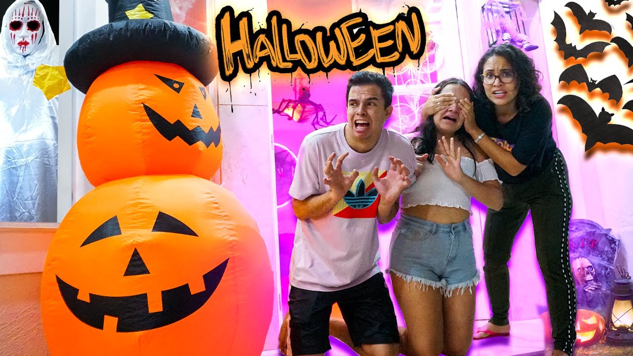 TRANSFORMAMOS A MANSÃO EM UMA CASA DE HALLOWEEN! - ASSUSTADOR!