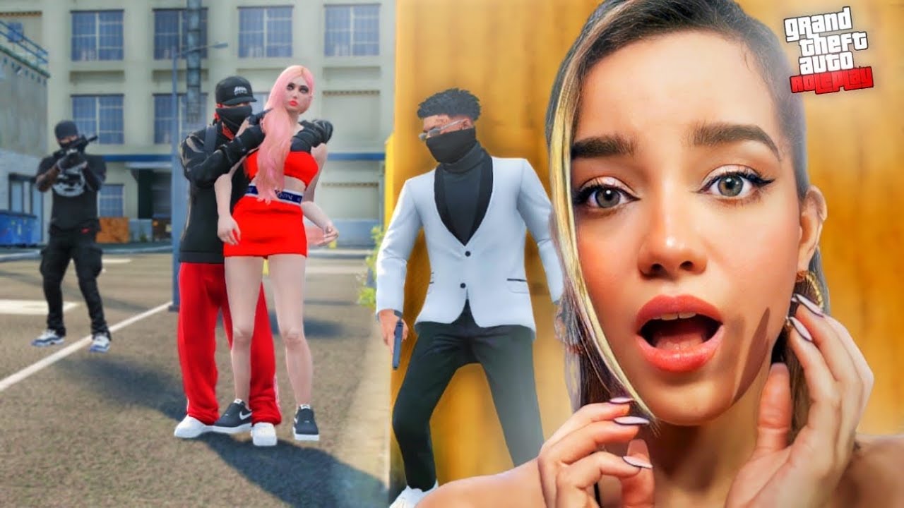 ME SECUESTRARON Y MI *NOVIO ME RESCATÓ* EN GTA V ROLEPLAY 😱🥰