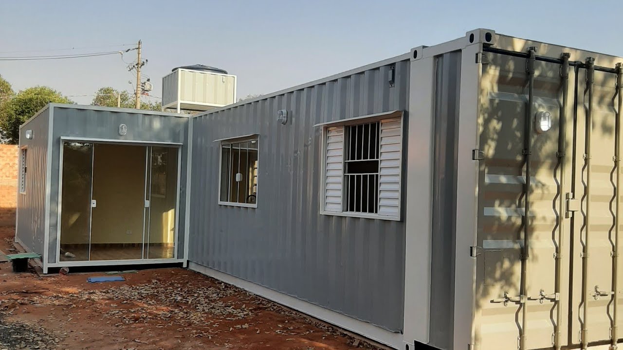 Casa Container 48m2 Finalizada, Entregue em Macucos/SP - Azul Containers