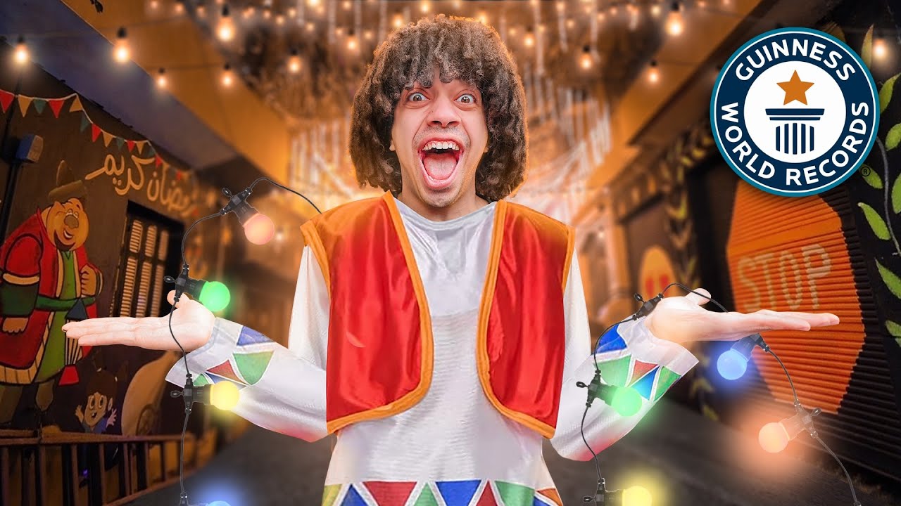 اكبر كميه زينه رمضان فى شارعنا ( أجمل شارع فى مصر ) !