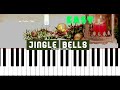 Jingle bells easy piano tutorial level 1 by cristian chifan