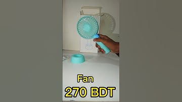 Mini Portable fan under 300 BDT