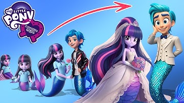 MLP Equestria Grils into Mermaid Growing up Full | Sky Wow
