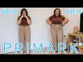 SIZE 10 VS SIZE 18 TRY ON THE EXACT SAME OUTFITS FROM PRIMARK!!
