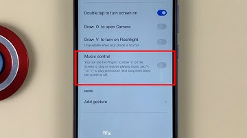 How to enable/disable Gesture Music Control on Realme C15 Android 11
