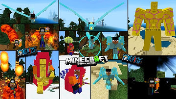 NEW DEVIL FRUITS 😍! ONE PIECE ASA MOD FOR MINECRAFT PE 🔥| MCPE 1.21+