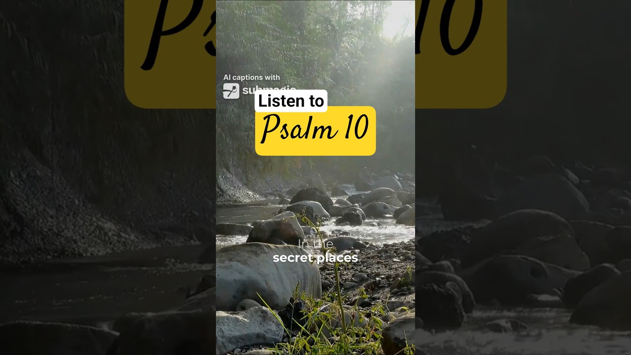 Psalm 10 Complete In Less Than Two Minutes 