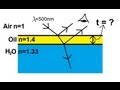 物理学-光の干渉（6/8）薄膜：オイル