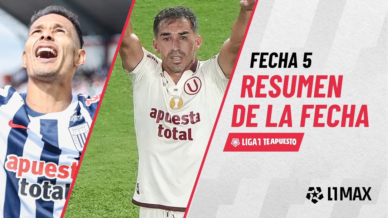 RESUMEN DE LA FECHA 5 DEL TORNEO APERTURA 2026: TODOS LOS GOLES QUE VISTE EN L1MAX