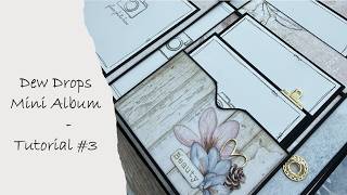 Dewdrops mini album - tutorial #3