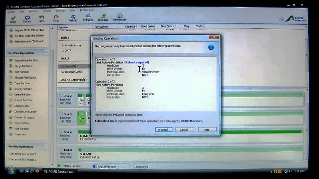 Set Active / Hidden Partitions - YouTube