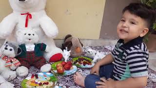 piknik yapmak cok eglece li idi yusuf can ile kuzeni ile