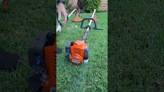 Full Choke Cold Start Husqvarna 321C String Trimmer.