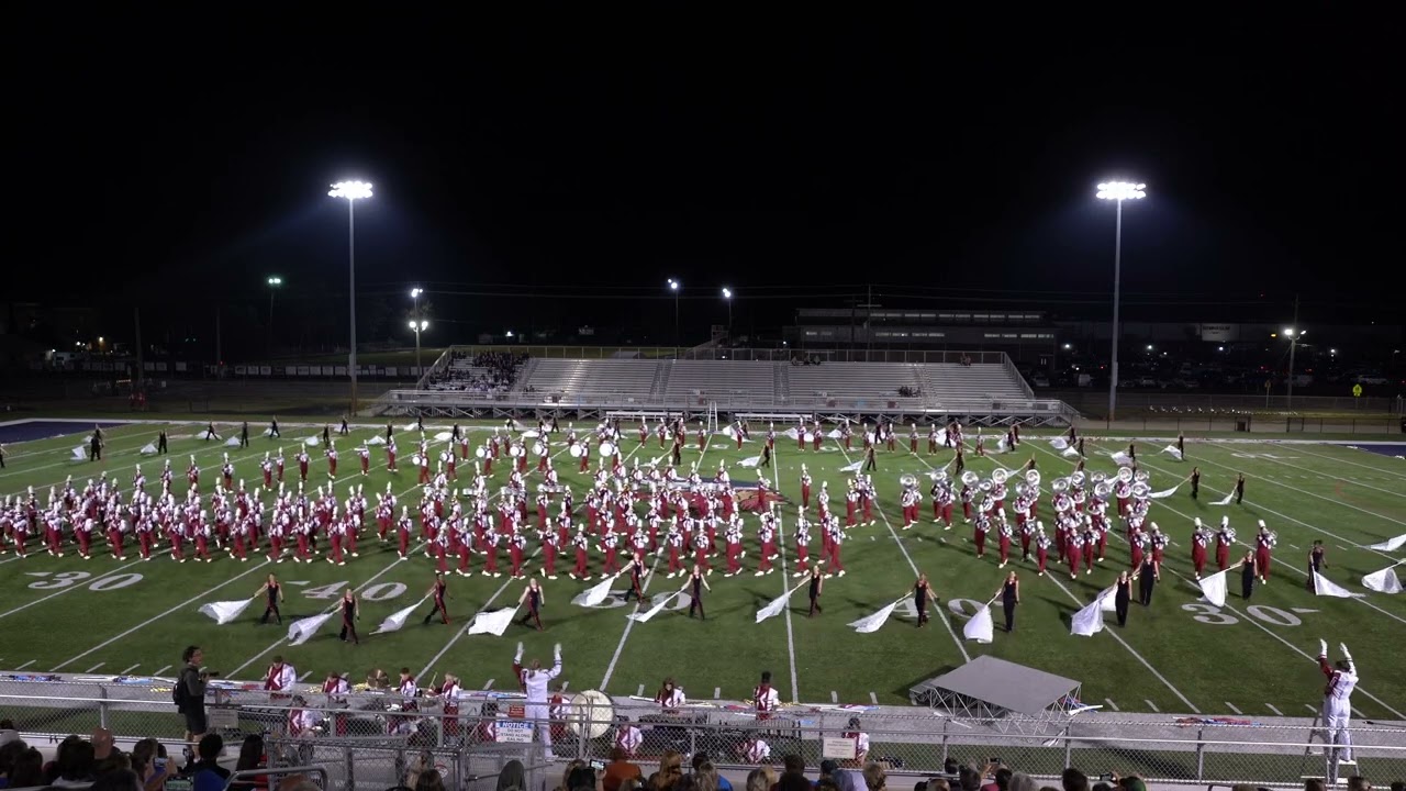 Crestview High School - The Big Red Machine - District 1 FBA MPA 10-14-2023