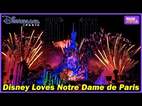 Disneyland Paris Notre-Dame Drone & Fireworks Show Official Highlights: Disney ❤ Notre-Dame De Paris