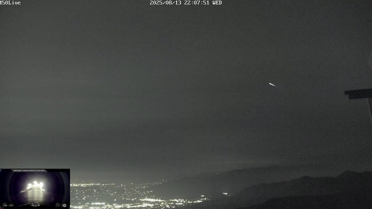 🚀 SpaceX Starlink 17-4 Launch LIVE from Vandenberg SFB | Aug 13, 2025, 10:05 PM PDT