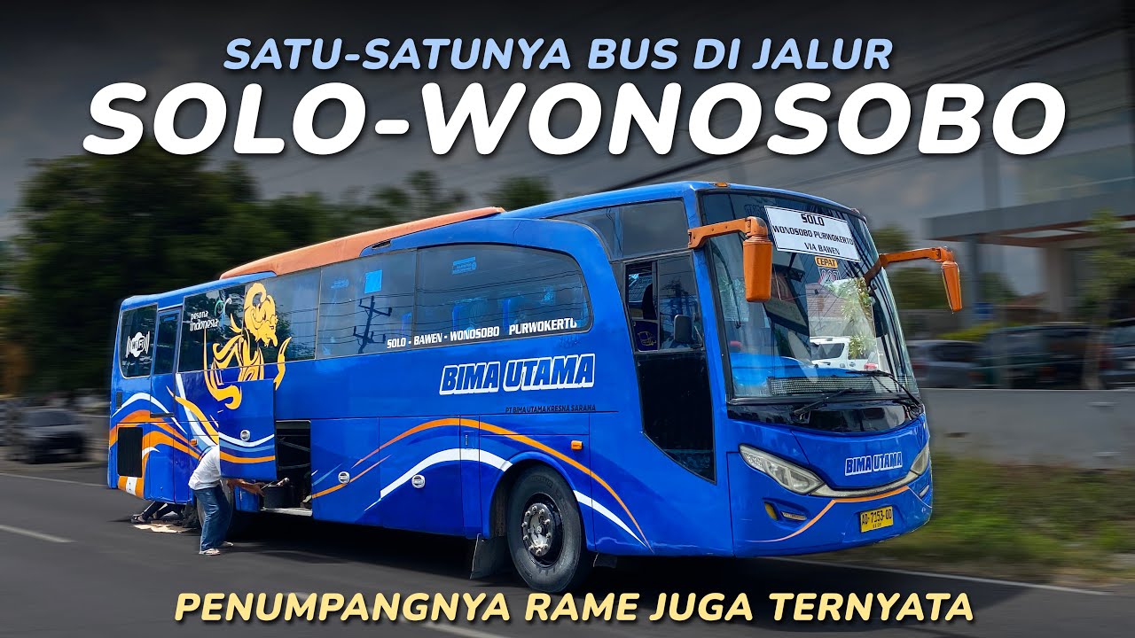 Nasib Pemain Tunggal di Jalur ini, Salut Kru Tanggung Jawab👍🏻Solo - Wonosobo Naik Bus BIMA UTAMA #1