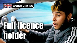 Full Licence Holder Takes Driving Test