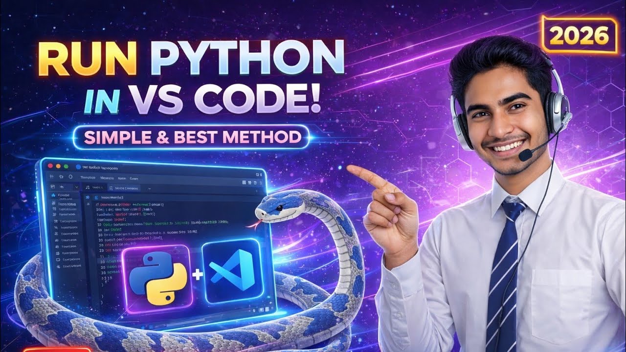 How to Run Python in VS Code (2026) | Step-by-Step Setup Guide - YouTube