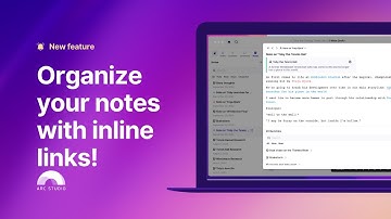 Organize your script notes in Arc Studio!