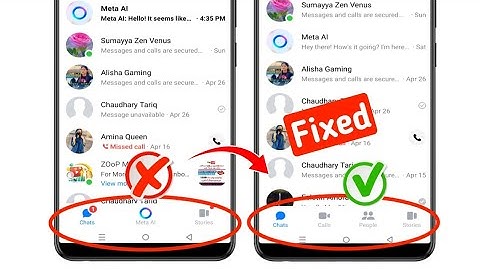 How to Fix Calls And People Option Not Showing On Messenger | How to Remove Meta Ai From Messenger