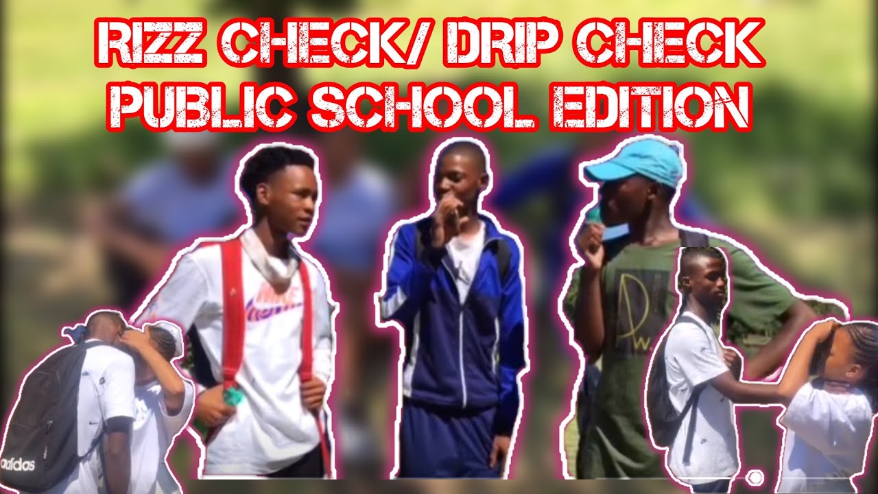 RIZZ CHECK / DRIP CHECK PubIic SchooI Edition 😂 - YouTube
