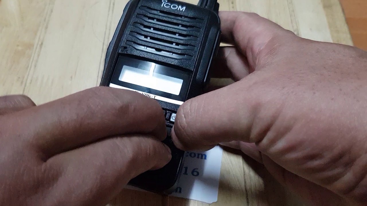 วิธีเปลี่ยน CH เป็นความถี่ Icom ic V86T
