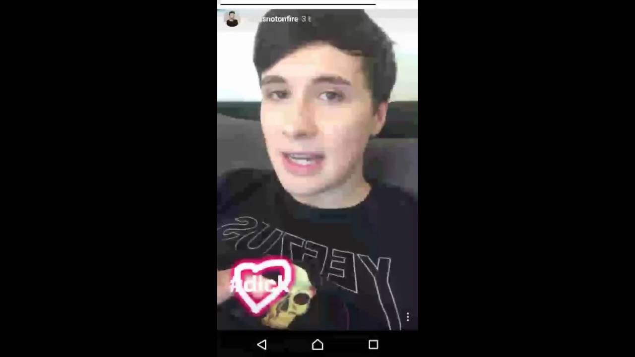 Dan S Instagram Story Snapchat Thingy Youtube