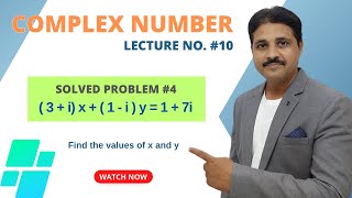 COMPLEX NUMBER LECTURE 10 SOLVED PROBLEM 4 @TIKLESACADEMY