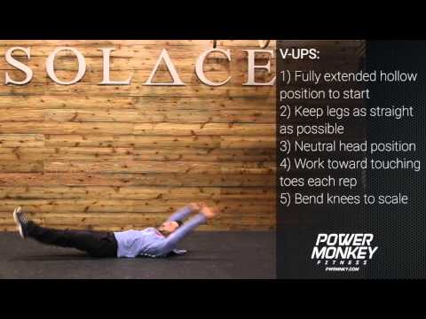 Monkey Method- V-ups