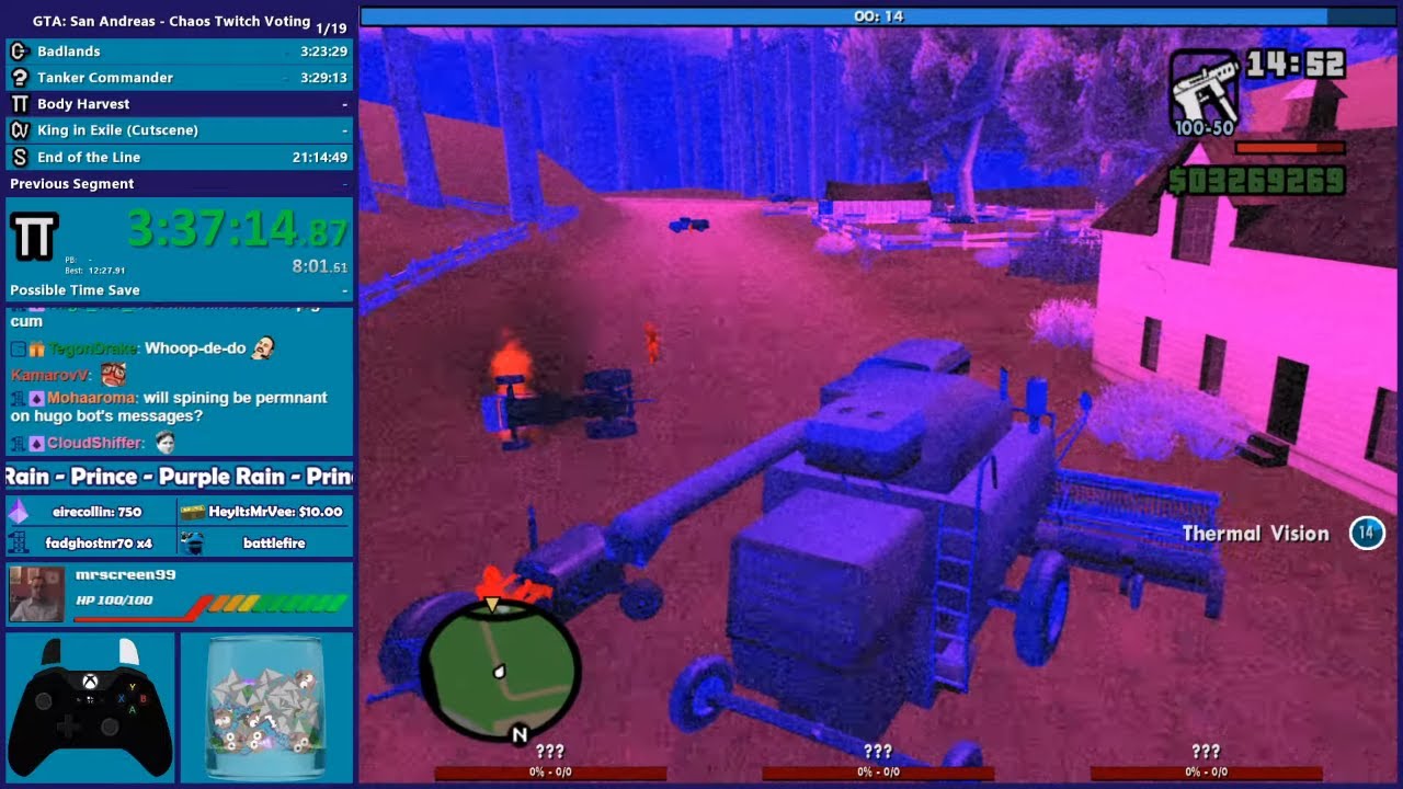 GTA San Andreas CHAOS MOD Speedrun Part 2 - Hugo_One Twitch Stream - 12 ...