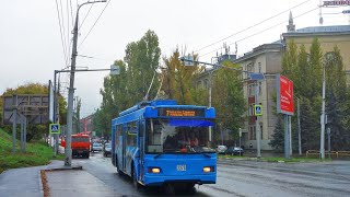 Гагаринский тематический троллейбус! 2278 , по маршруту 7 , в городе саратов