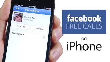 How to Make FREE CALLS via Facebook App on iPhone, iPod, iPad