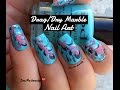 Dragdry marble nail art part 2   zeeme beauty 