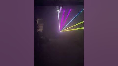 Laserworld EL-230RGB MK2 + fog machine