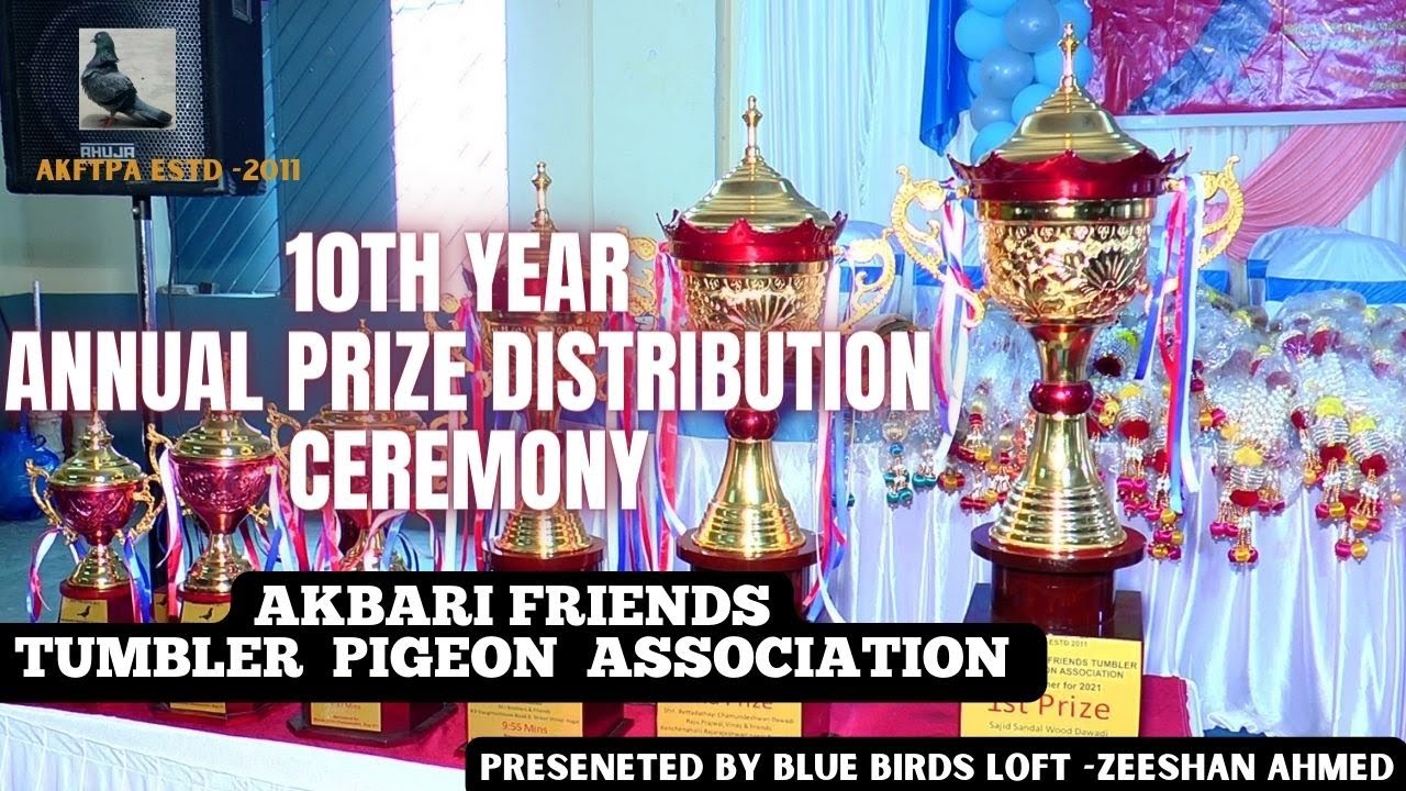 10TH YEAR ANNUAL PRIZE DISTRIBUTION CEREMONY OF AKBARI FRIENDS TUMBLER  PIGEON ASSOCIATION