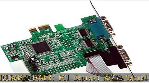 StarTech.com 2-port PCI Express RS232 Serial Adapter Card - PCIe RS232 Serial Host Controller Card