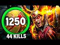 44 KILLS ONE SHOT DUEL -- Reason Why Legion Commander is a Monster Late Game!