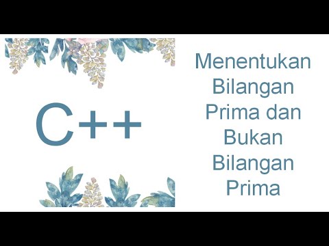 Program C Untuk Menentukan Bilangan Prima Dan Bukan Bilangan Prima Youtube