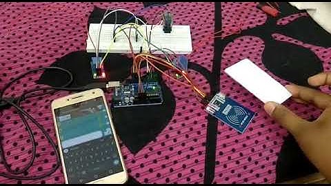 Arduino project:Door mechanism using  RFID and bluetooth#arduino#Rfid #hc-05#Door mechanism