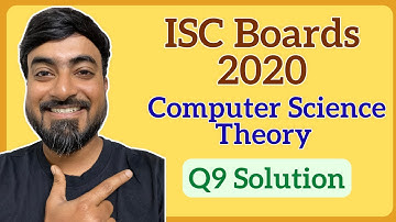ISC Class 12 Computer Science Boards Theory 2020 | Q9 - Words & Strings Problem in Java