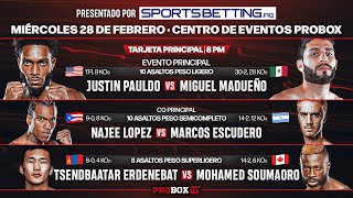 Pauldo Vs Madueño - Miercoles De Boxeo Por Probox Tv