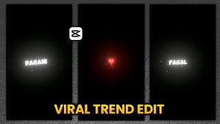 New Trend Black Screen Lyrics Tutorial || (VIRAL REELS EDIT)