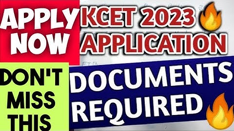 KCET 2023 Application form| #kcet2023 #kea2023 #kcetexam #kcetapplicationform #kcetcounselling