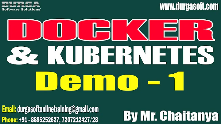 DOCKER & KUBERNETES tutorials || Demo - 1 || by Mr. Chaitanya On 31-01-2024 @6AM IST